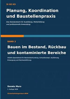 SiGeKo Standardwerk Buch 3 Cover dunkelblaues Cover des 3. Bandes des SiGeKo-Standardwerks von Donato Muro
