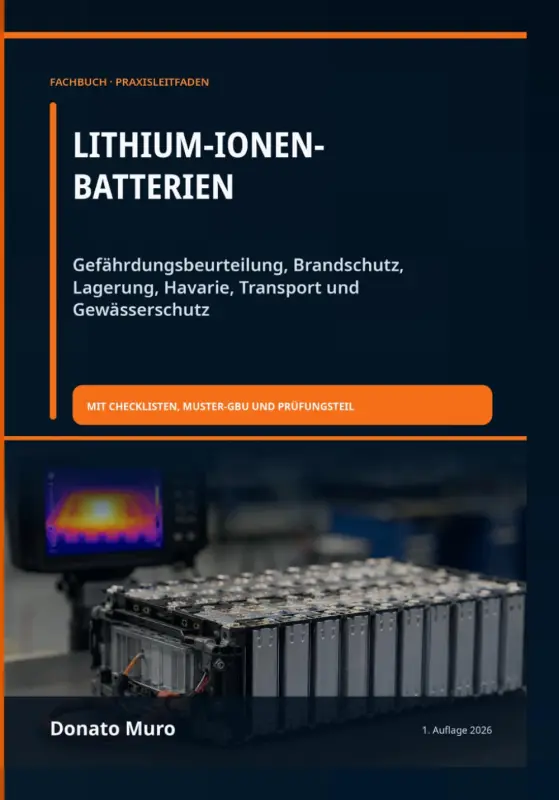 Lithium Ionon Batterien-s Buch-Cover mit Lithium-Ionen-Batterien