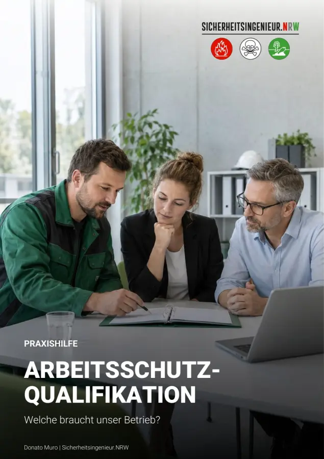 SINRW_05_qualifikation_V4_Titel_WEB-s Cover der Praxishilfe von Sicherheitsingenieur.NRW